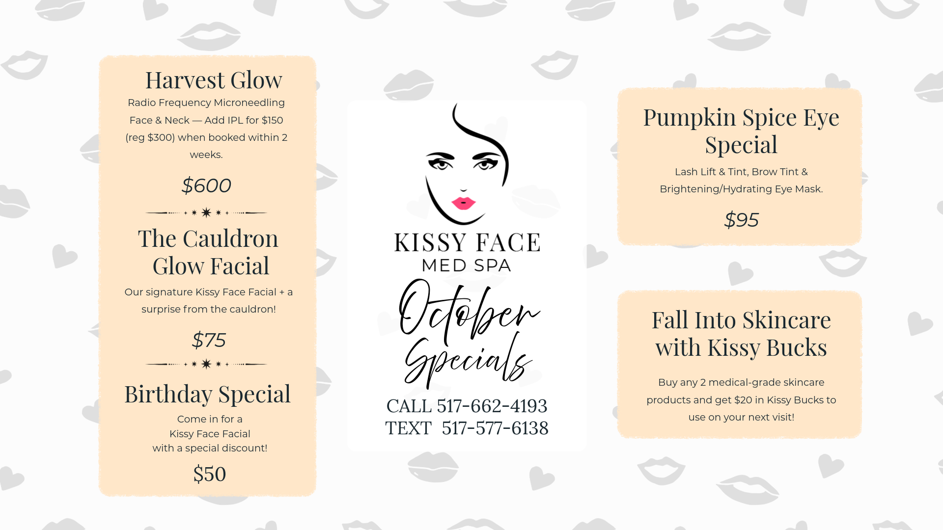 kf COVER-1 (2) kissy face specials list for october 2025